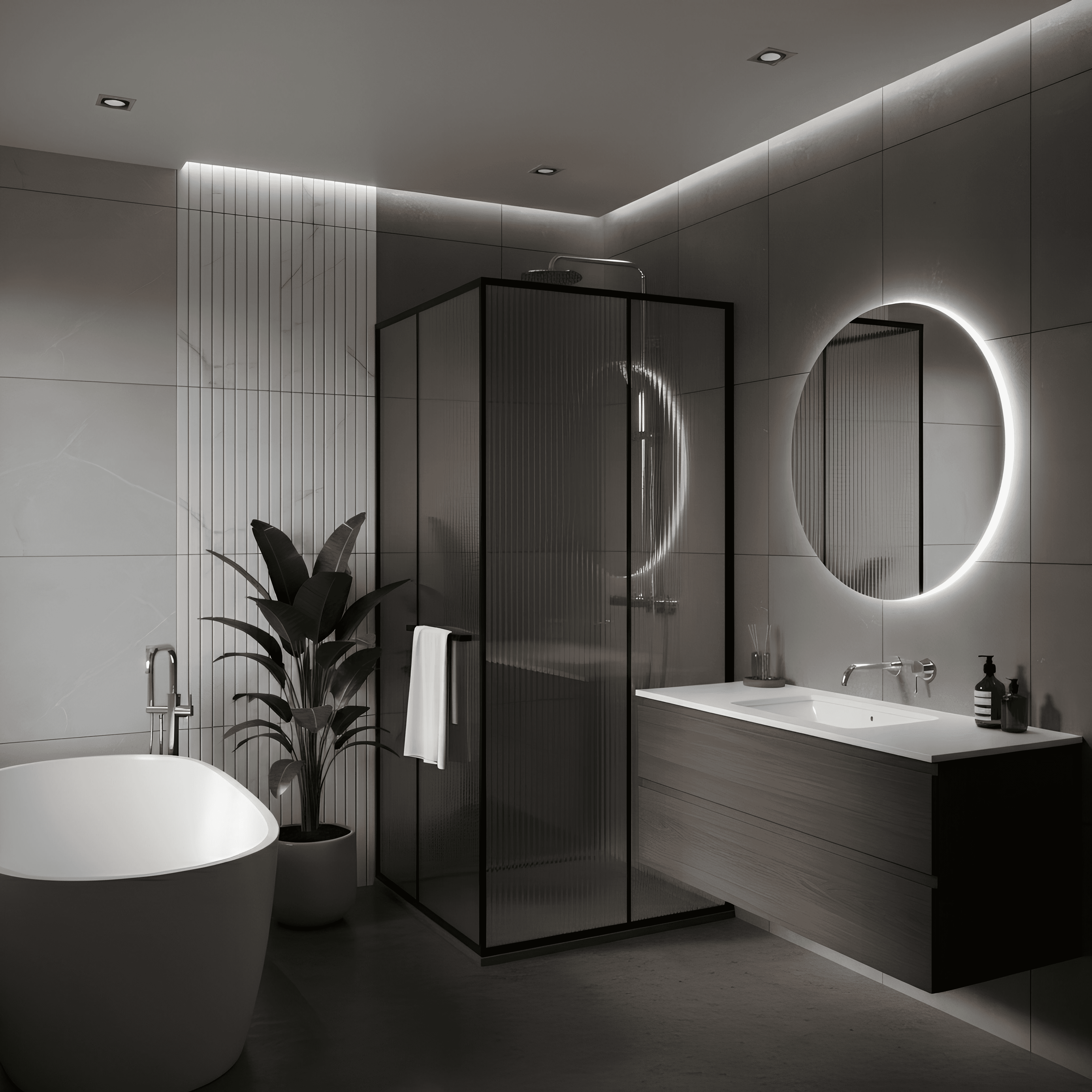 Image of a modern bathroom