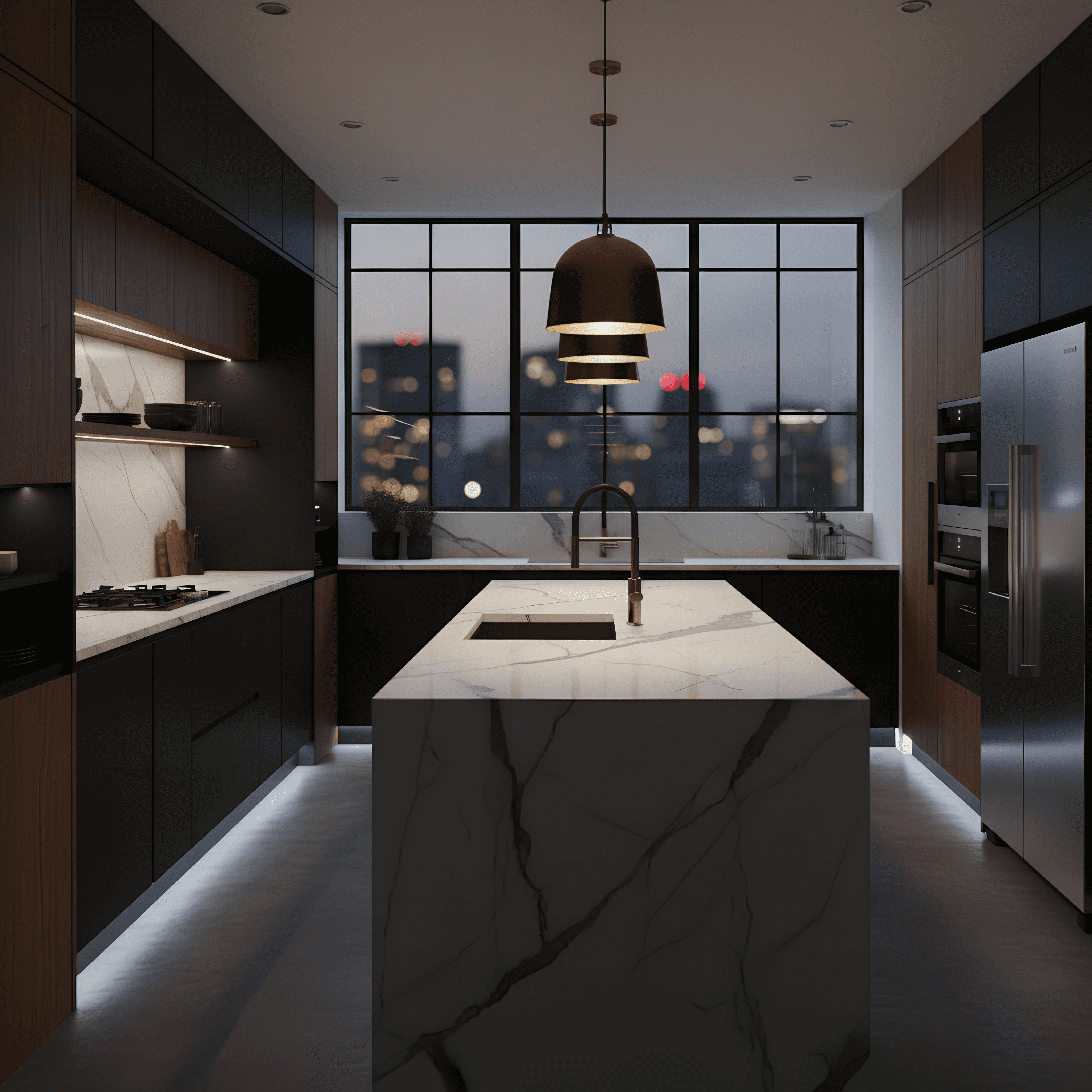 Image of a modern kitchen
